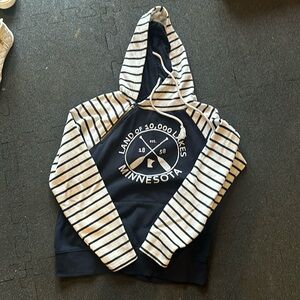Minnesota double hooded sweatshirt